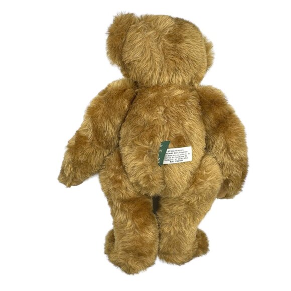 Vermont Teddy Bear Plush Apposable Jointed Arms and Legs Brown Handmade - Picture 5 of 8